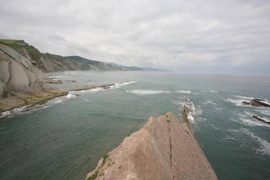 2 Habit, Sala, Terraza, Jardin, Parking Gratis Leilighet Zumaia Eksteriør bilde